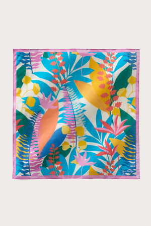 Ferns Dream Pink Handkerchief