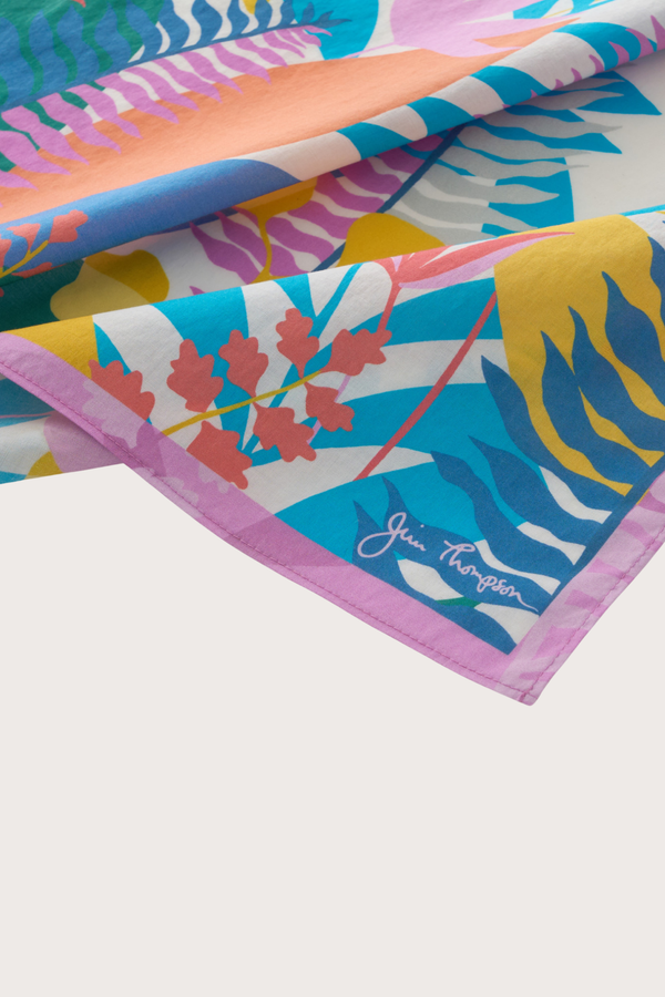 Ferns Dream Pink Handkerchief