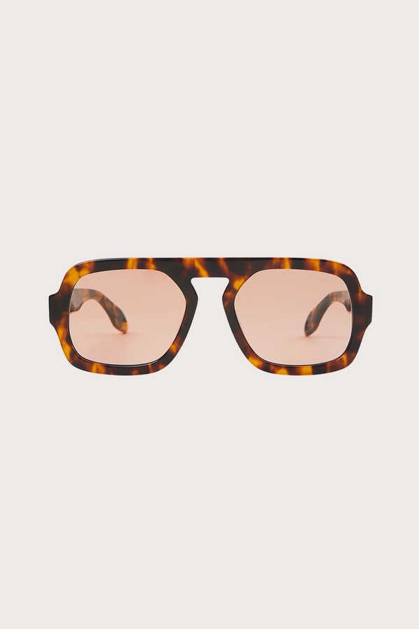 Jane in Brown Tortoise Maroon Lens