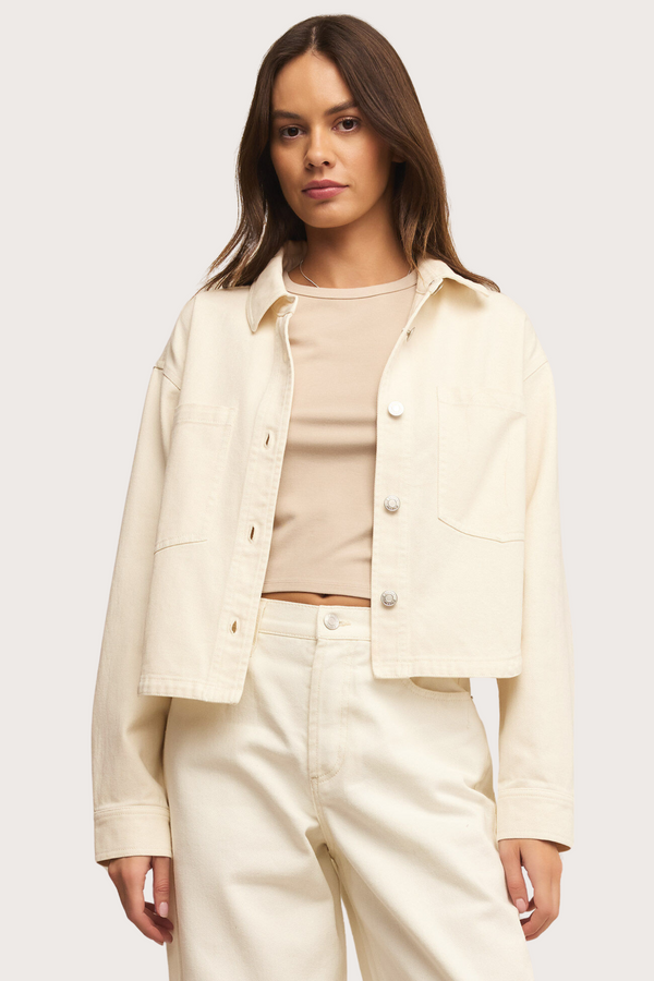 All Day Cropped Denim Jacket