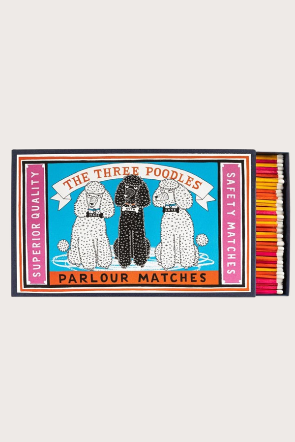 The Three Poodles Giant Matchbox