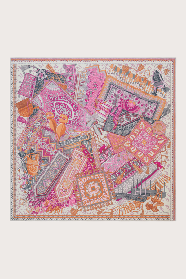 Hill Tribe Pink Scarf