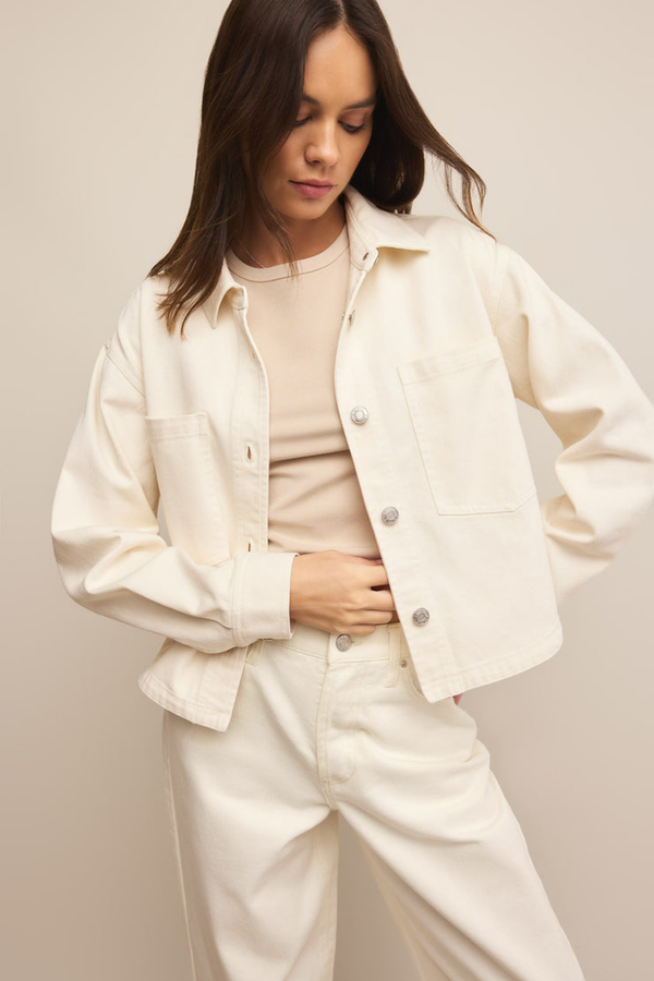 All Day Cropped Denim Jacket