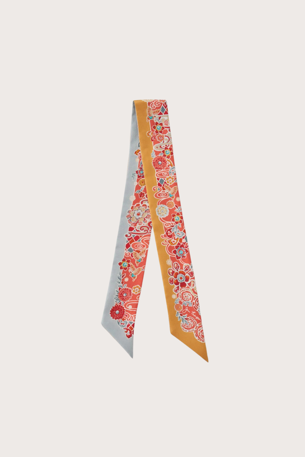 The Colorful Tiles Orange Ribbon