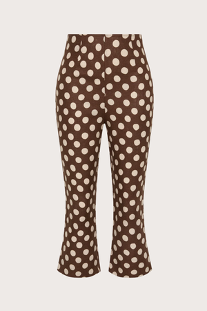 Valeria Capri Pant in Chocolato