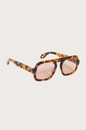 Jane in Brown Tortoise Maroon Lens
