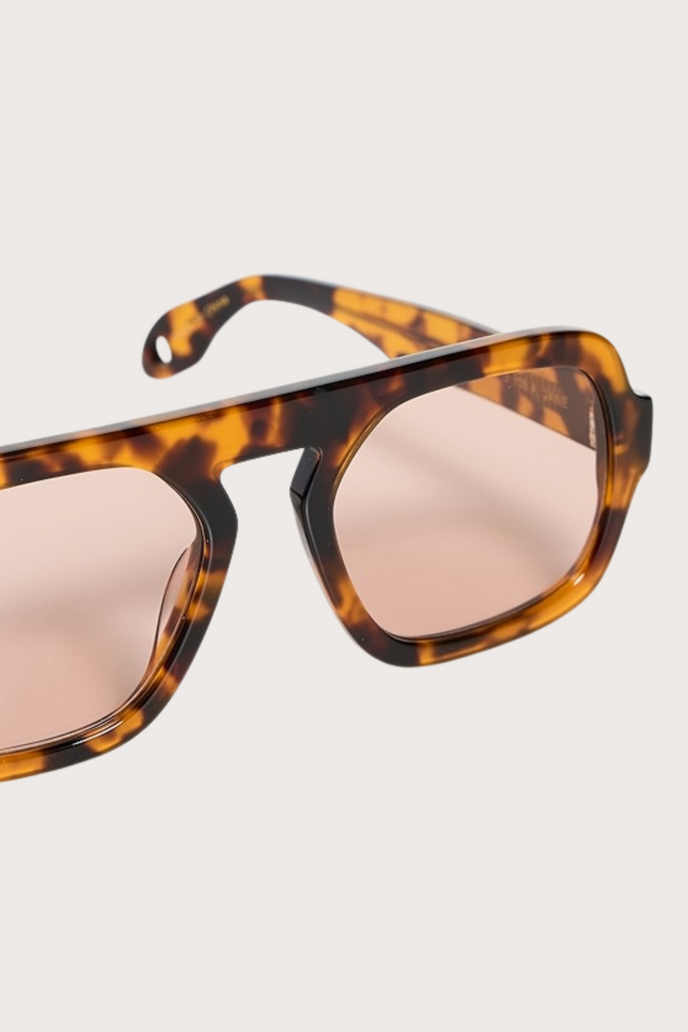 Jane in Brown Tortoise Maroon Lens