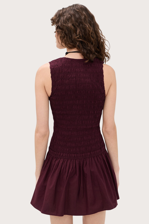 Palomar Mini Dress in Mulberry