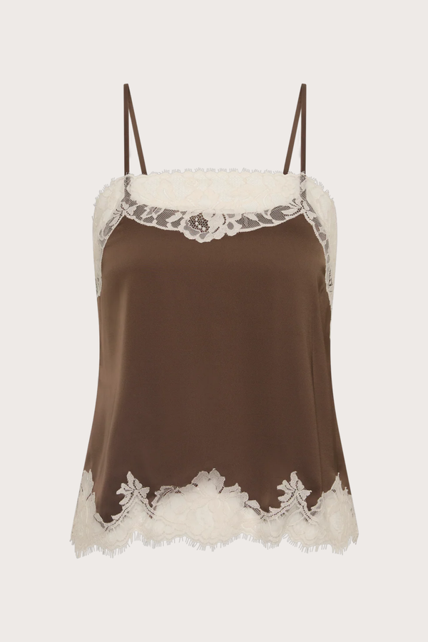 Marisol Top in Chocolate Lace