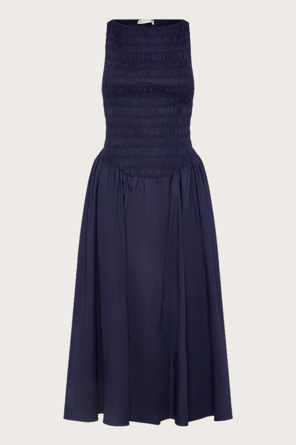 Luce Midi Dress in Vintage Navy