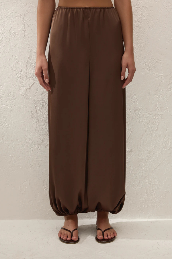Cova Balloon Pant in Chocolate