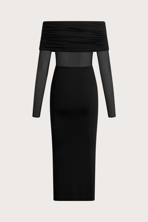 The New Era Midi Dress in Black