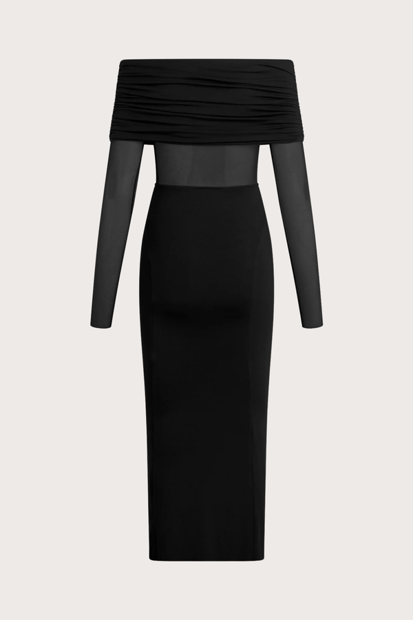 The New Era Midi Dress in Black