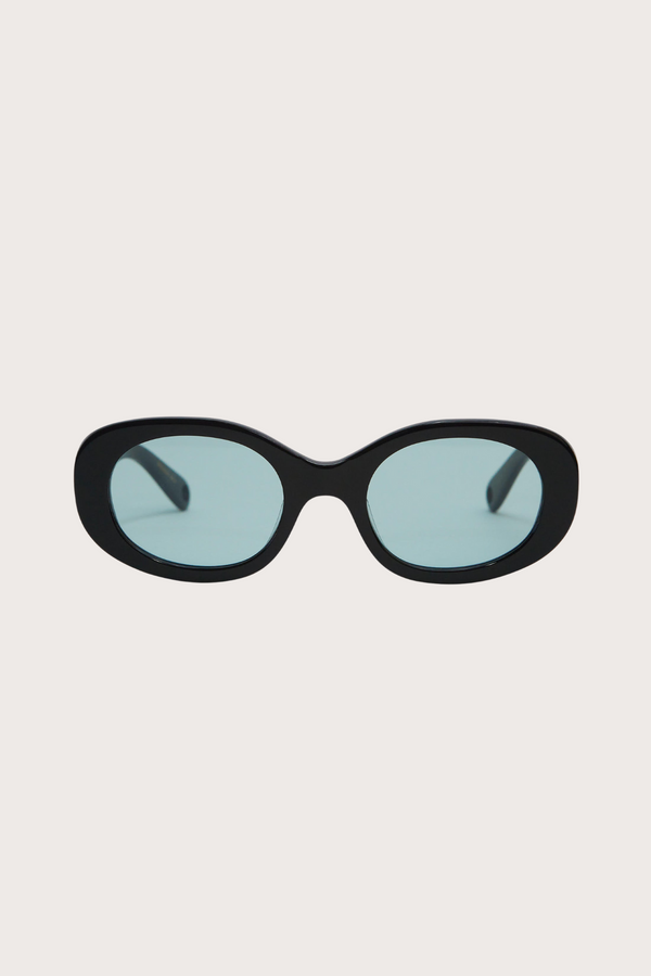 Lyna in Gloss Black Teal Lens