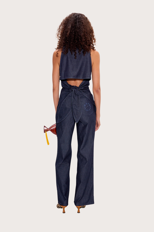 Pia Chambray Pant Indigo