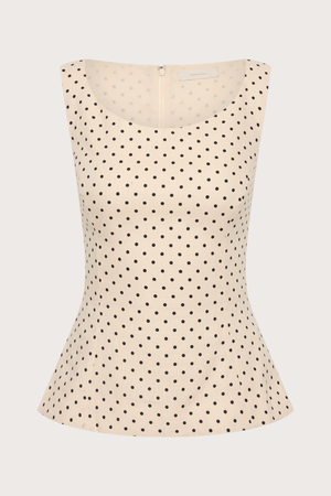Iria Top in Lola Polka Dot