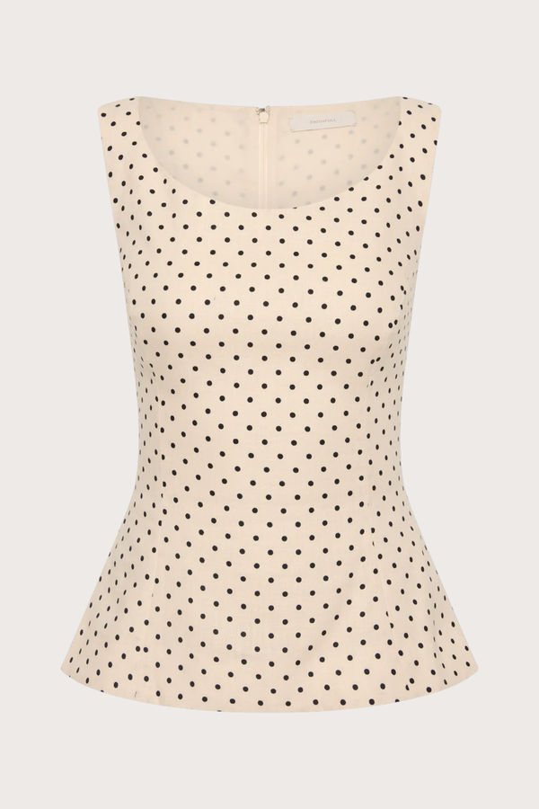 Iria Top in Lola Polka Dot