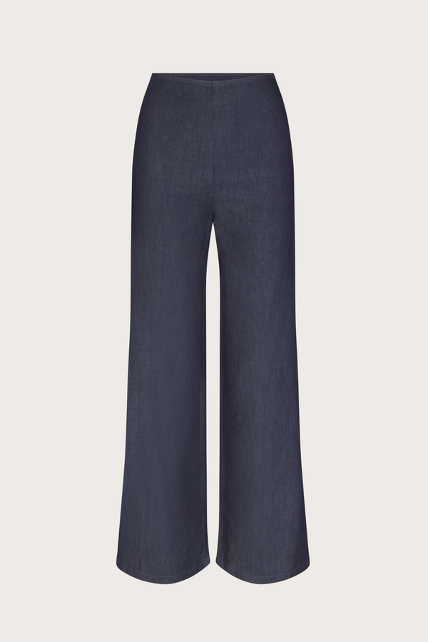 Pia Chambray Pant Indigo