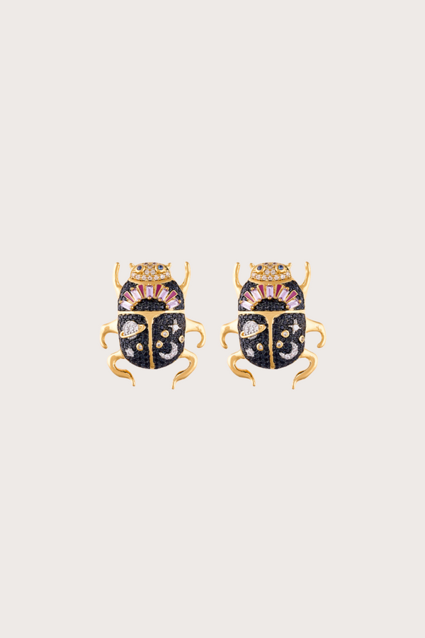 Delirio Jepri Black Stud Earrings