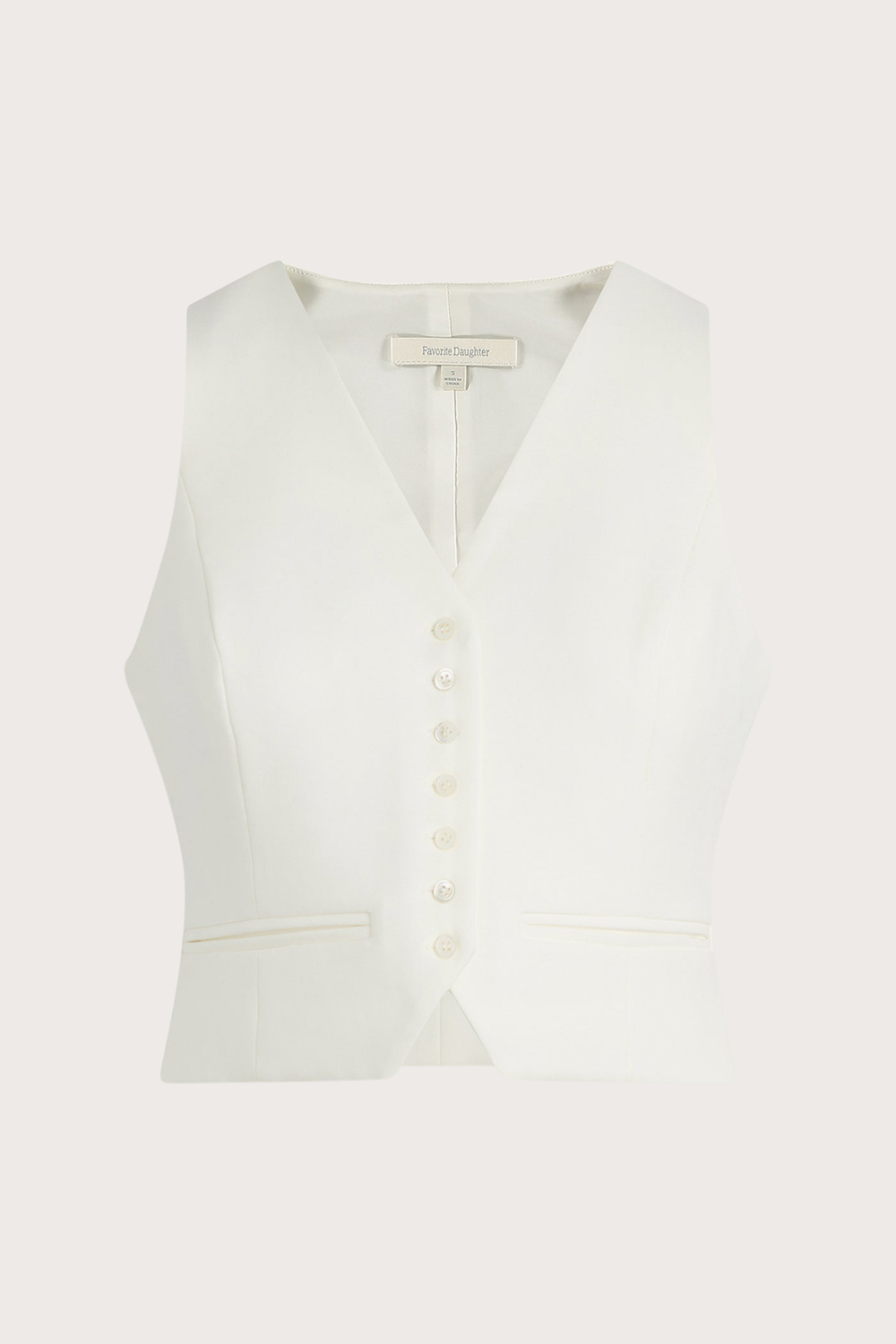 The Favorite Vest White