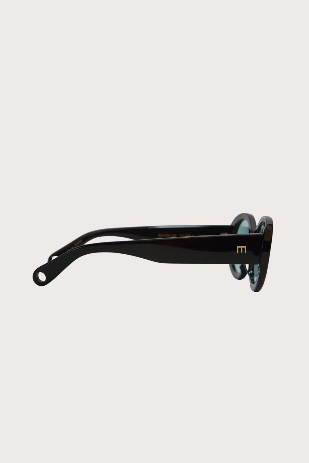 Lyna in Gloss Black Teal Lens