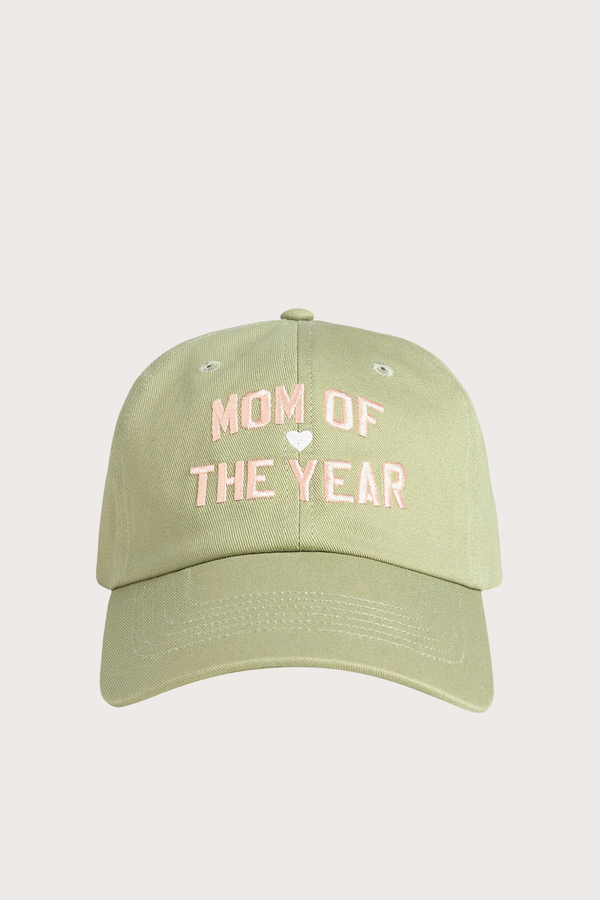 The Mom of The Year Baseball Cap in Light Sage