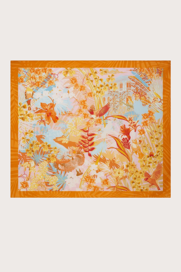 Beautiful Southern Thailand Pareo in Orange