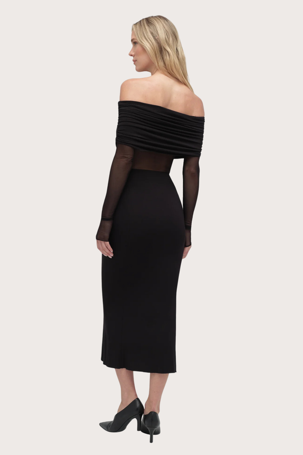 The New Era Midi Dress in Black