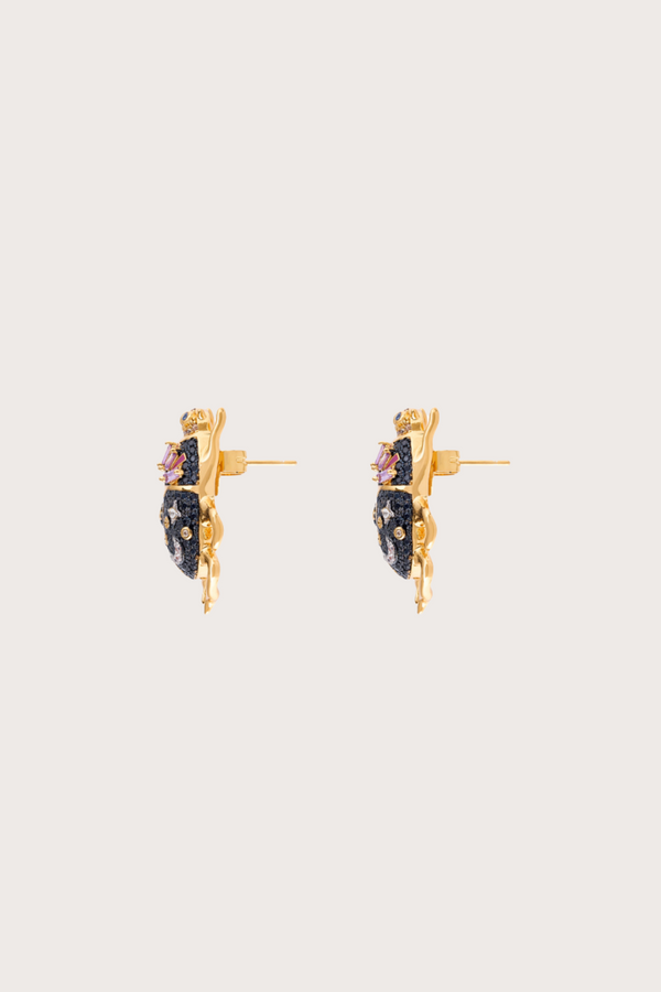Delirio Jepri Black Stud Earrings