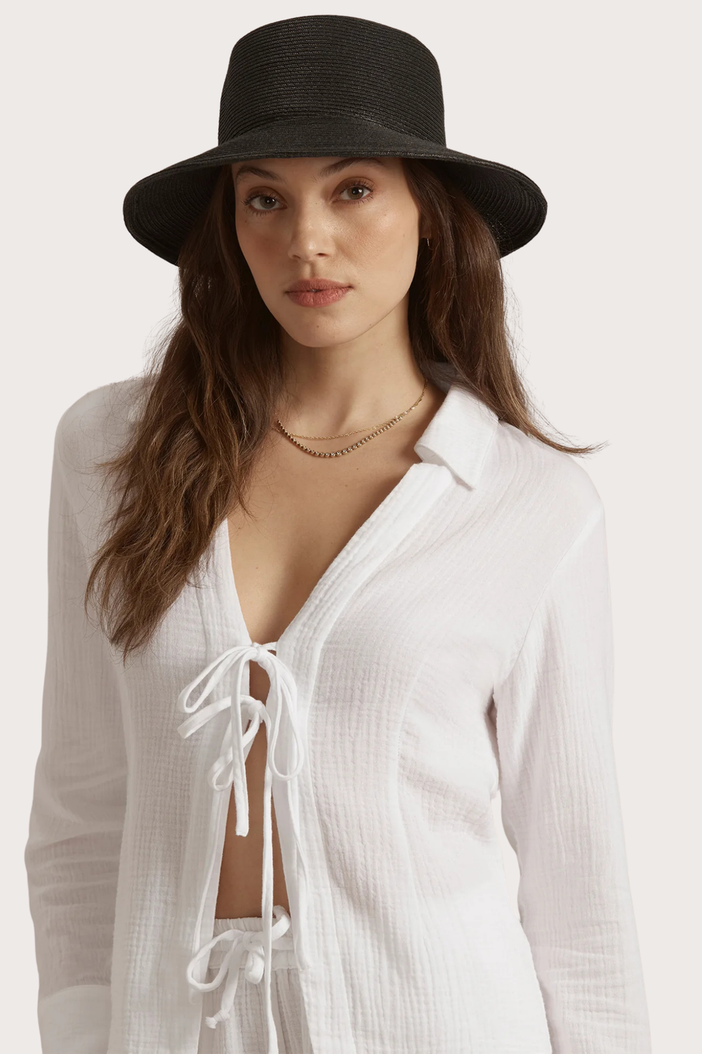 The Straw Favorite Hat in Black