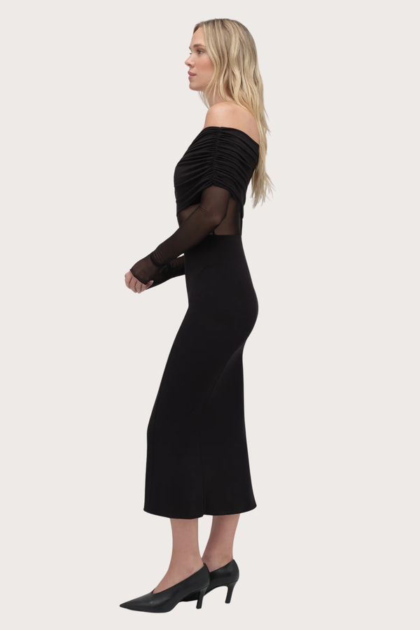 The New Era Midi Dress in Black
