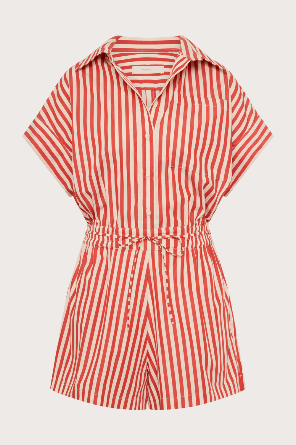 Zion Playsuit in Dusty Tomato