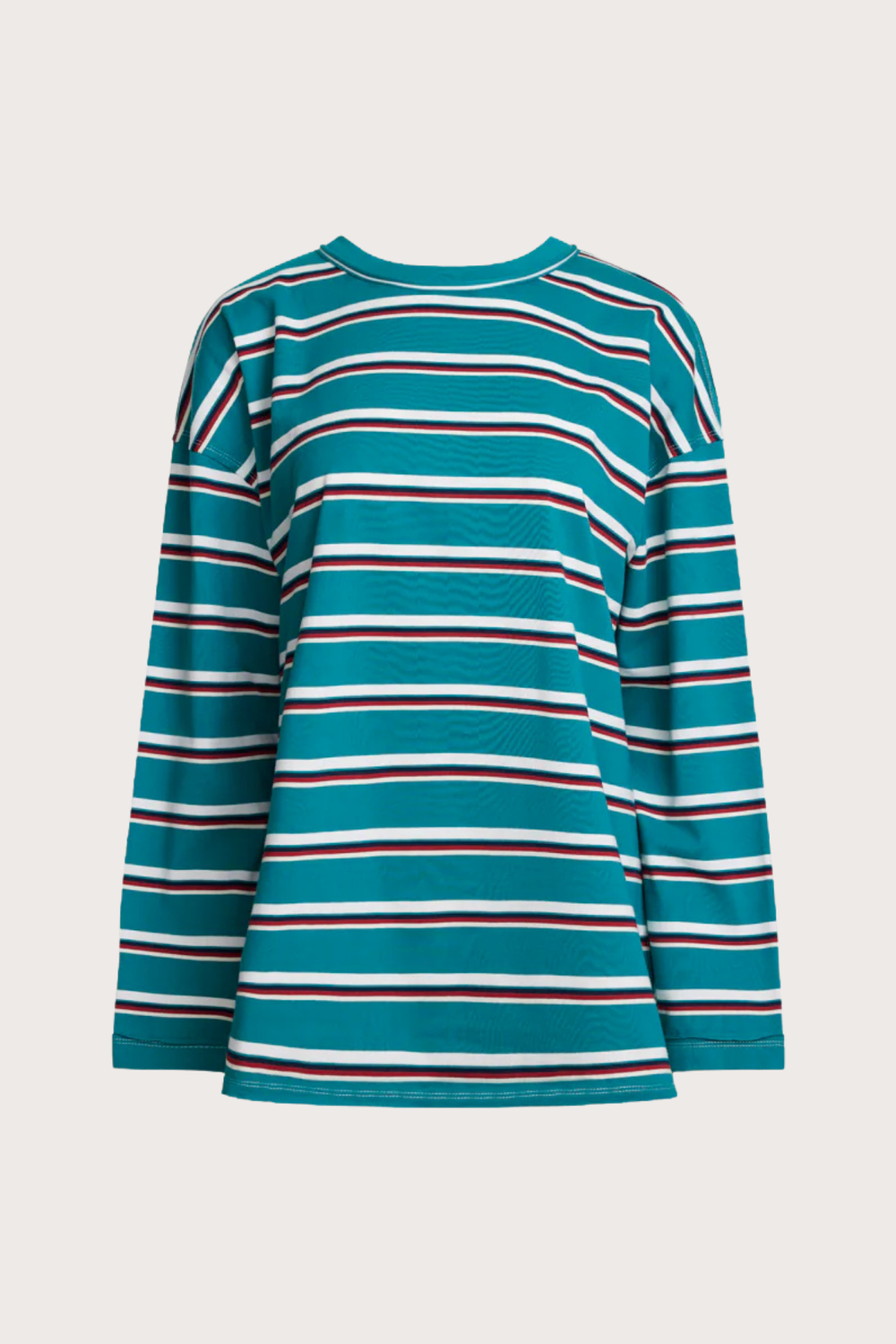 Horizon Long Sleeve in Forrest Stripe