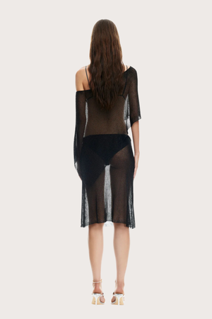 Luminous Poncho in Obsidian