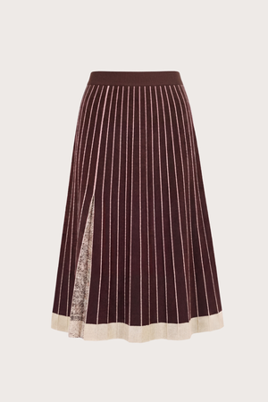 Paraiso Knit Skirt in Espresso