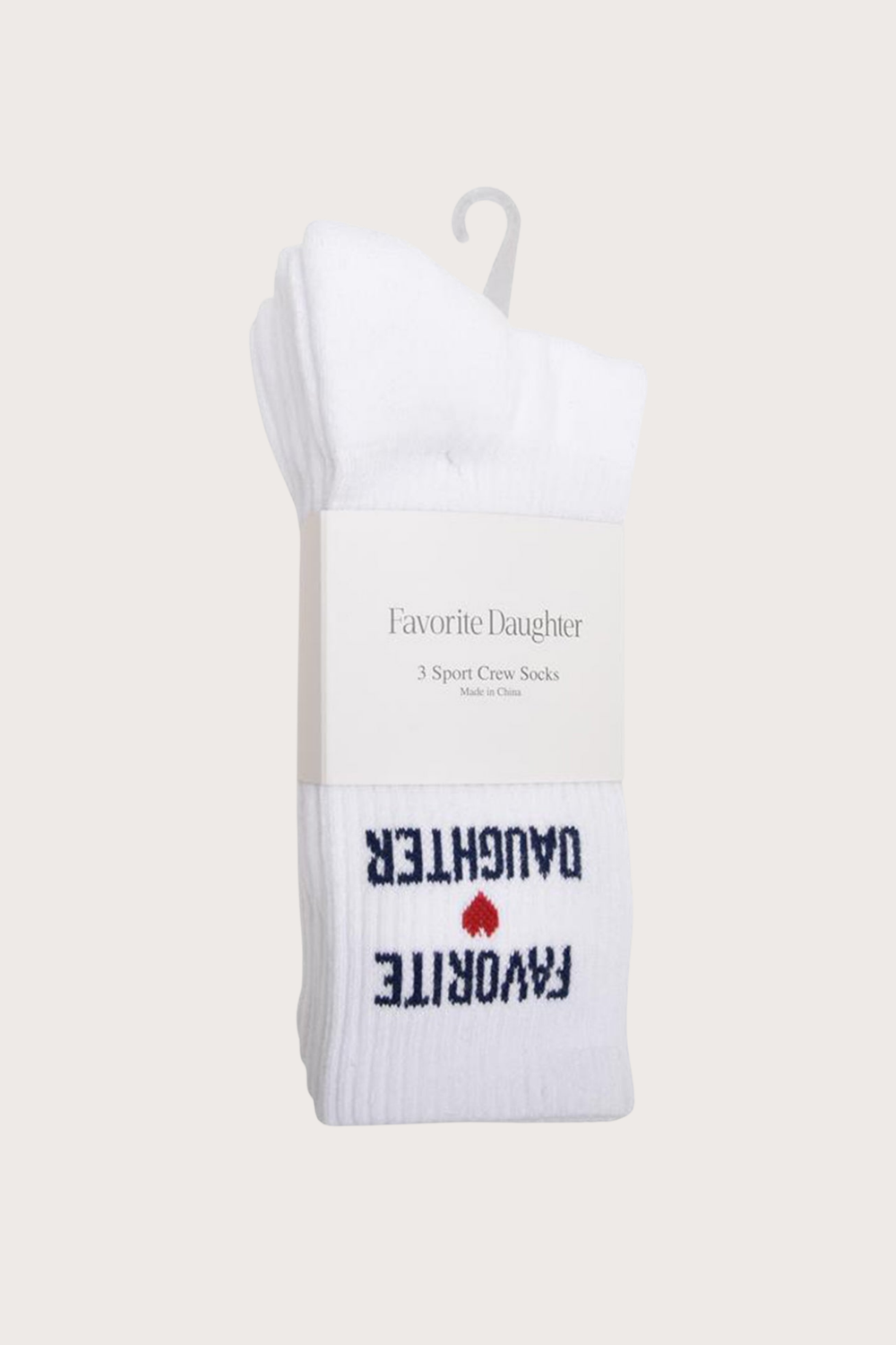 The Favorite Daughter Heart Sock Set