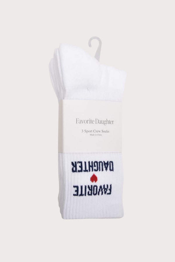 The Favorite Daughter Heart Sock Set