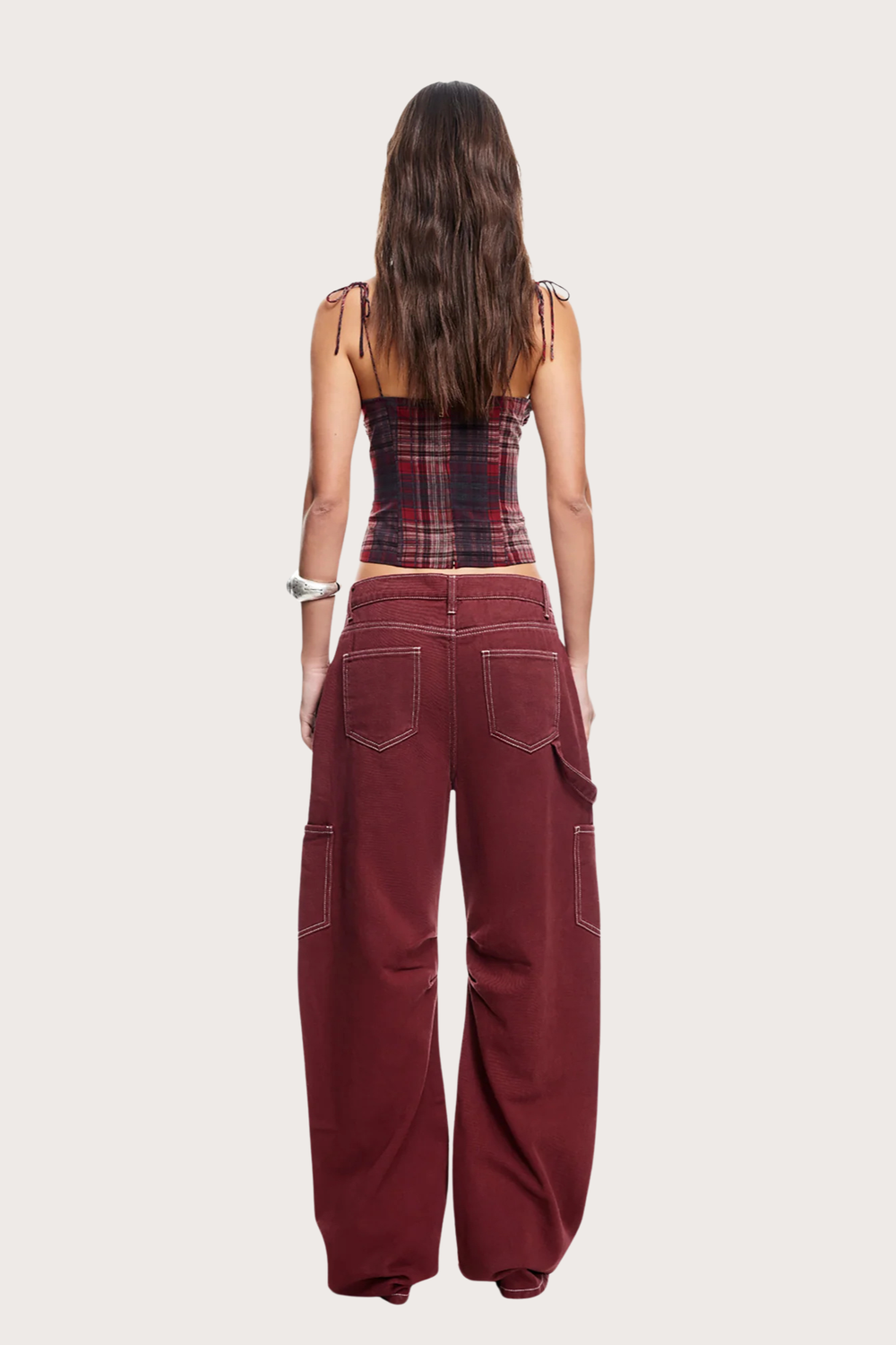 Miami Vice Pant in Cherry