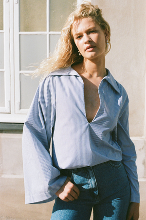 Gaia Top - Vintage Navy