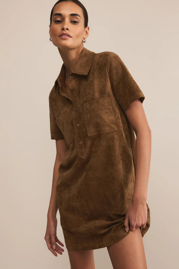 Authenthic Suede Mini Dress