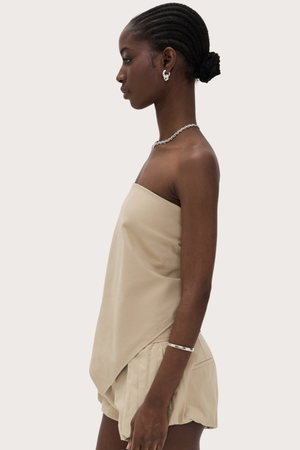 The New York Bandana Top in Camel