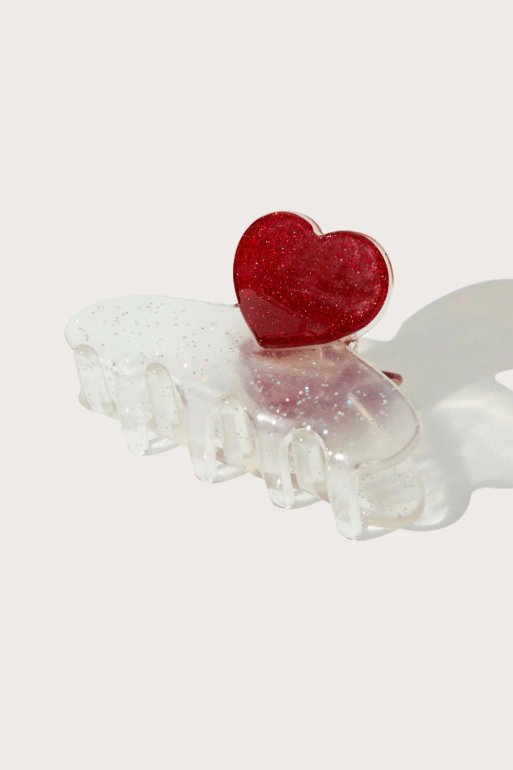 Glittering Love Hair Claw