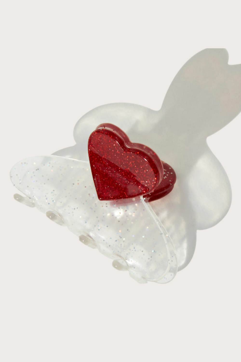 Glittering Love Hair Claw