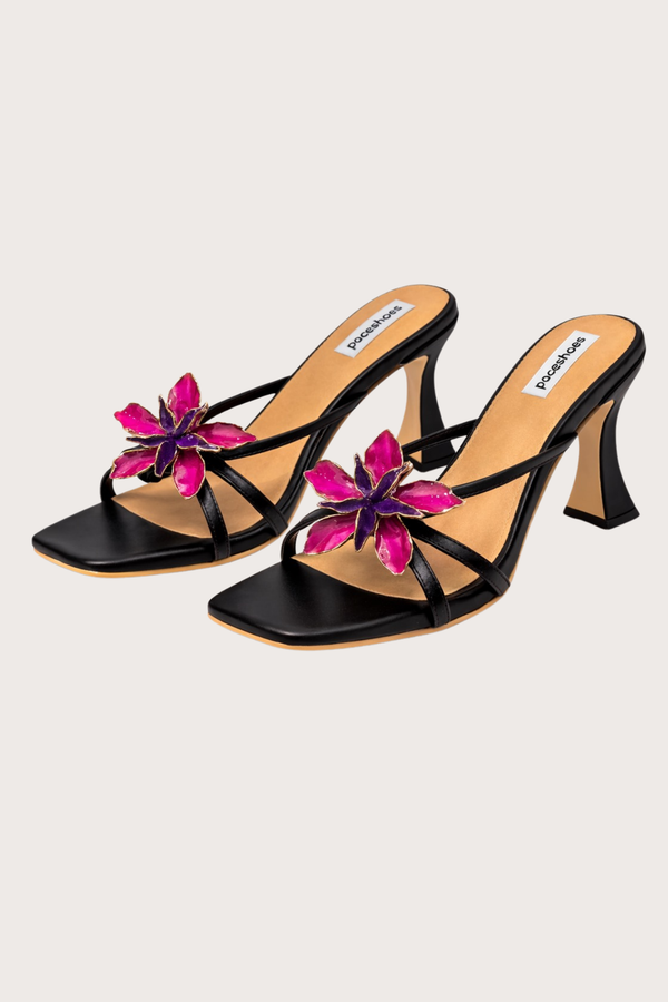 Garden Series in Coral Black