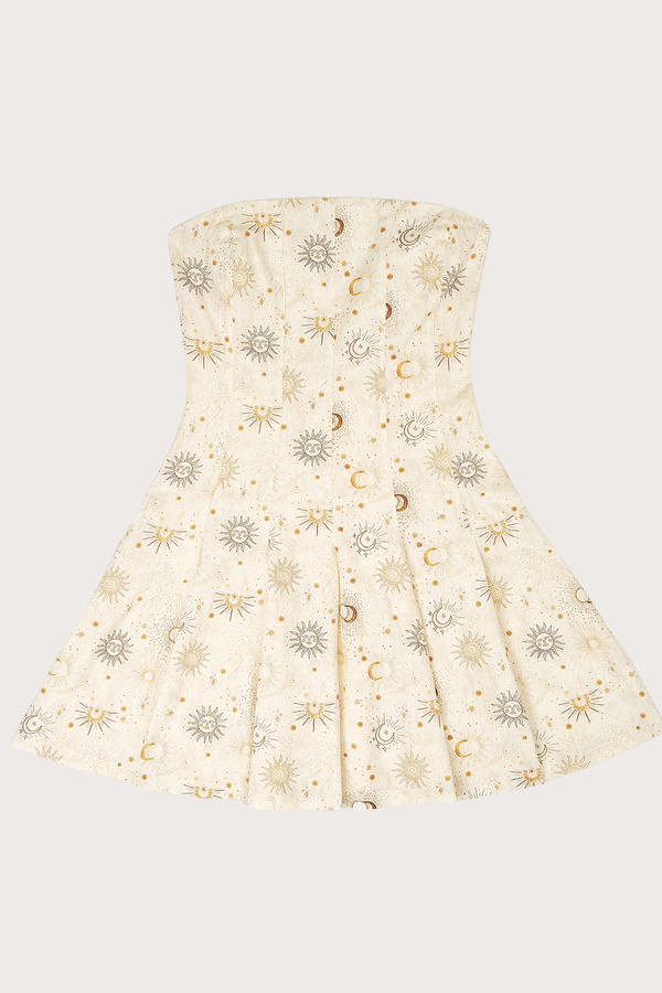 Priest Solar System-Printed Mini Dress