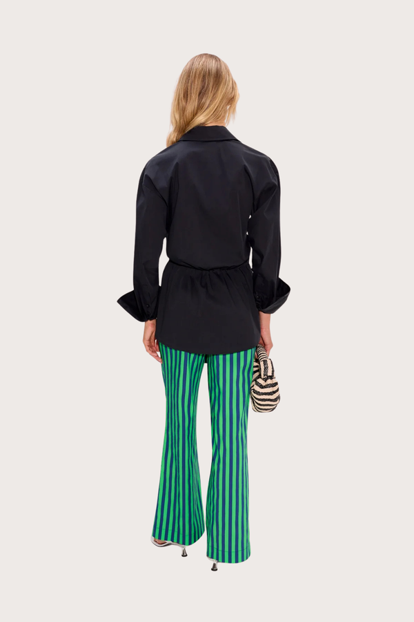 Inna Poplin Top - Black