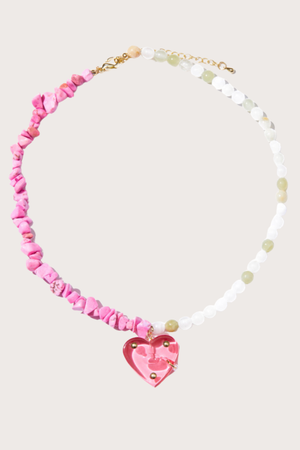 Rocky Heart Necklace