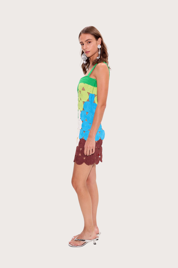 Beep Beep Tank in Mini Dress