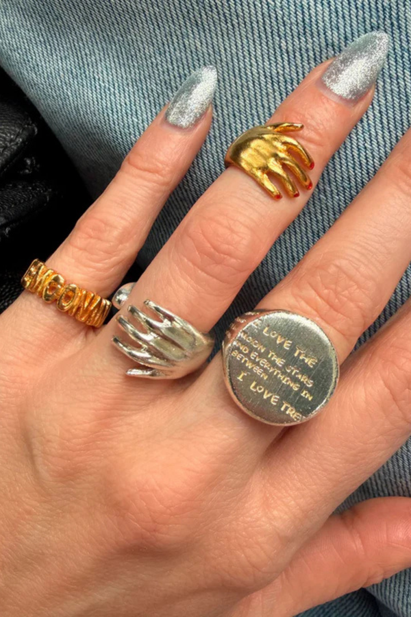 Anillo Mano - Dorado