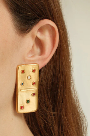 Aretes Dominó Medium
